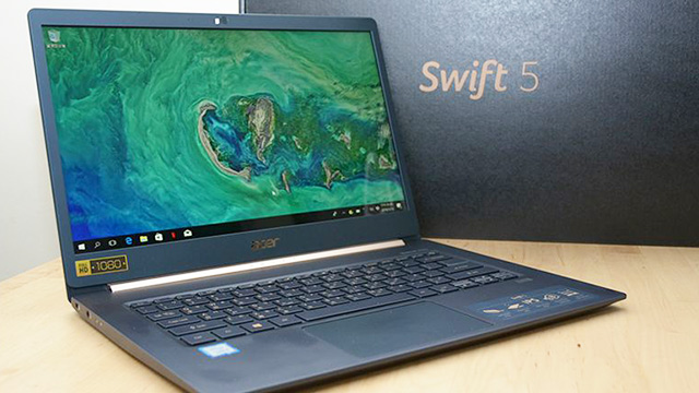 Acer Swift 5 輕薄商務筆電開箱評測